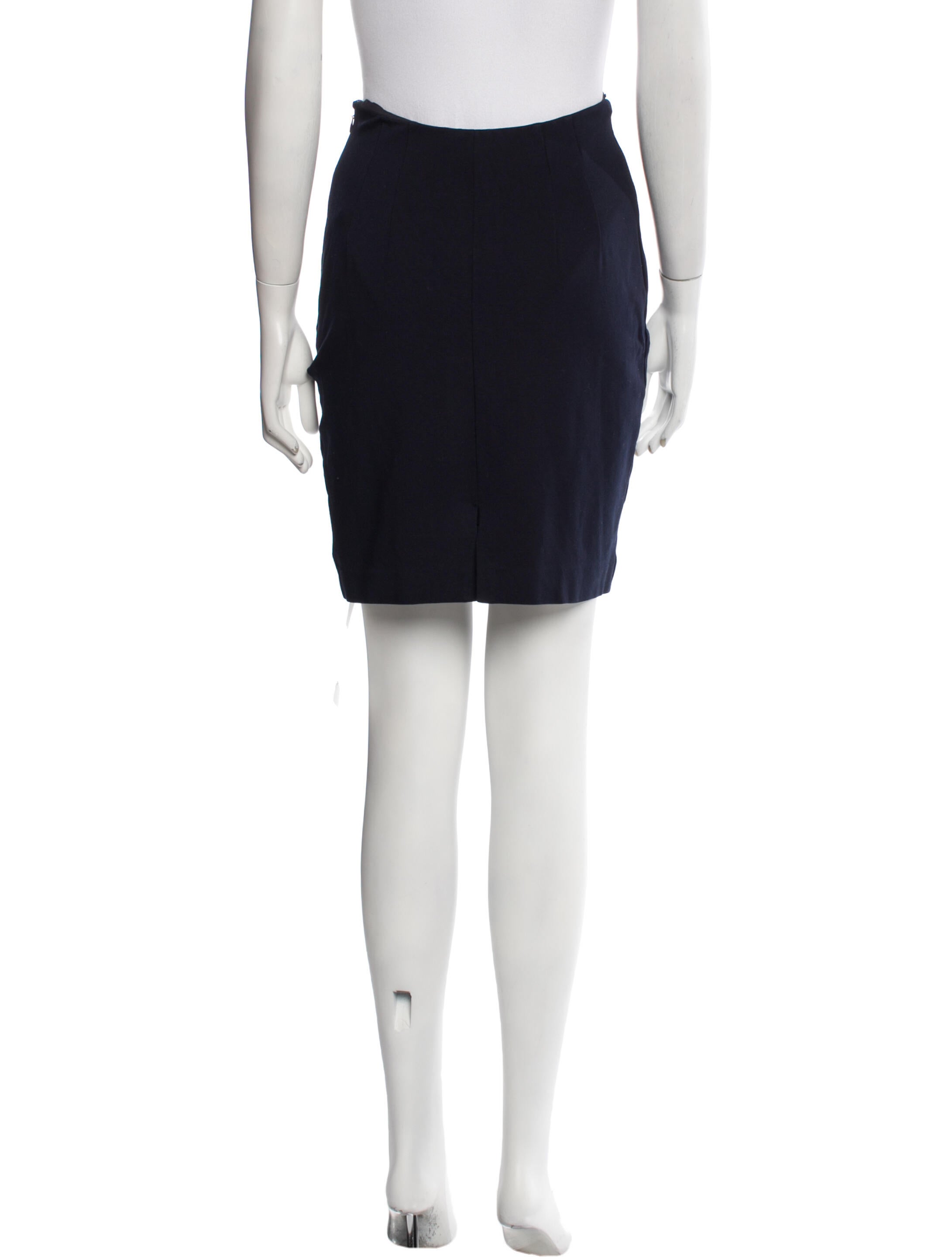 Jil Sander Wool Mini Skirt