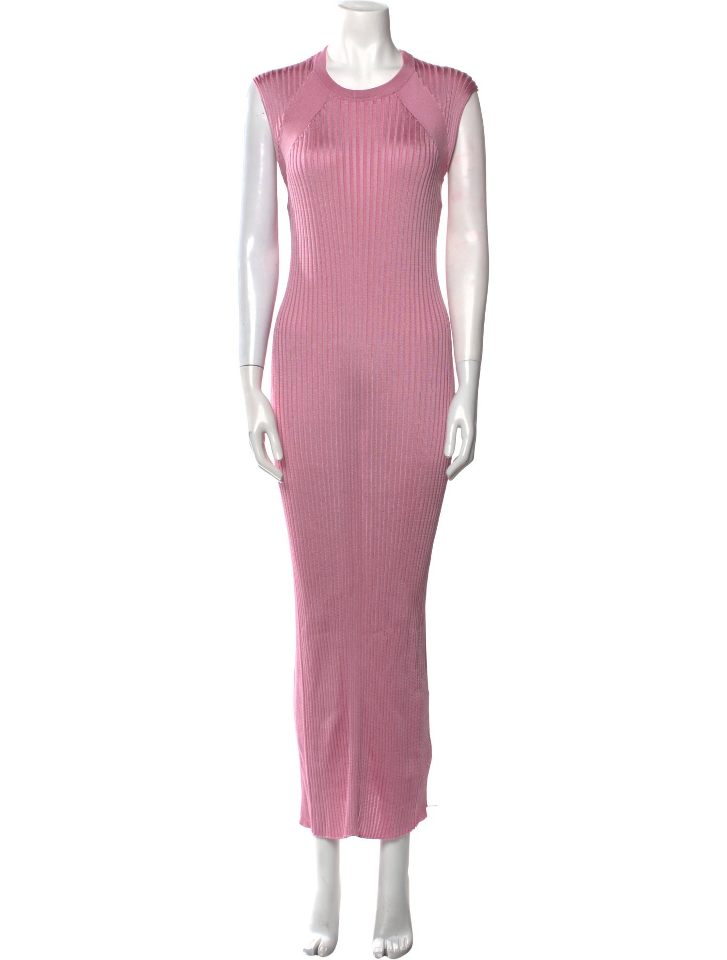 Jil Sander Crew Neck Long Dress