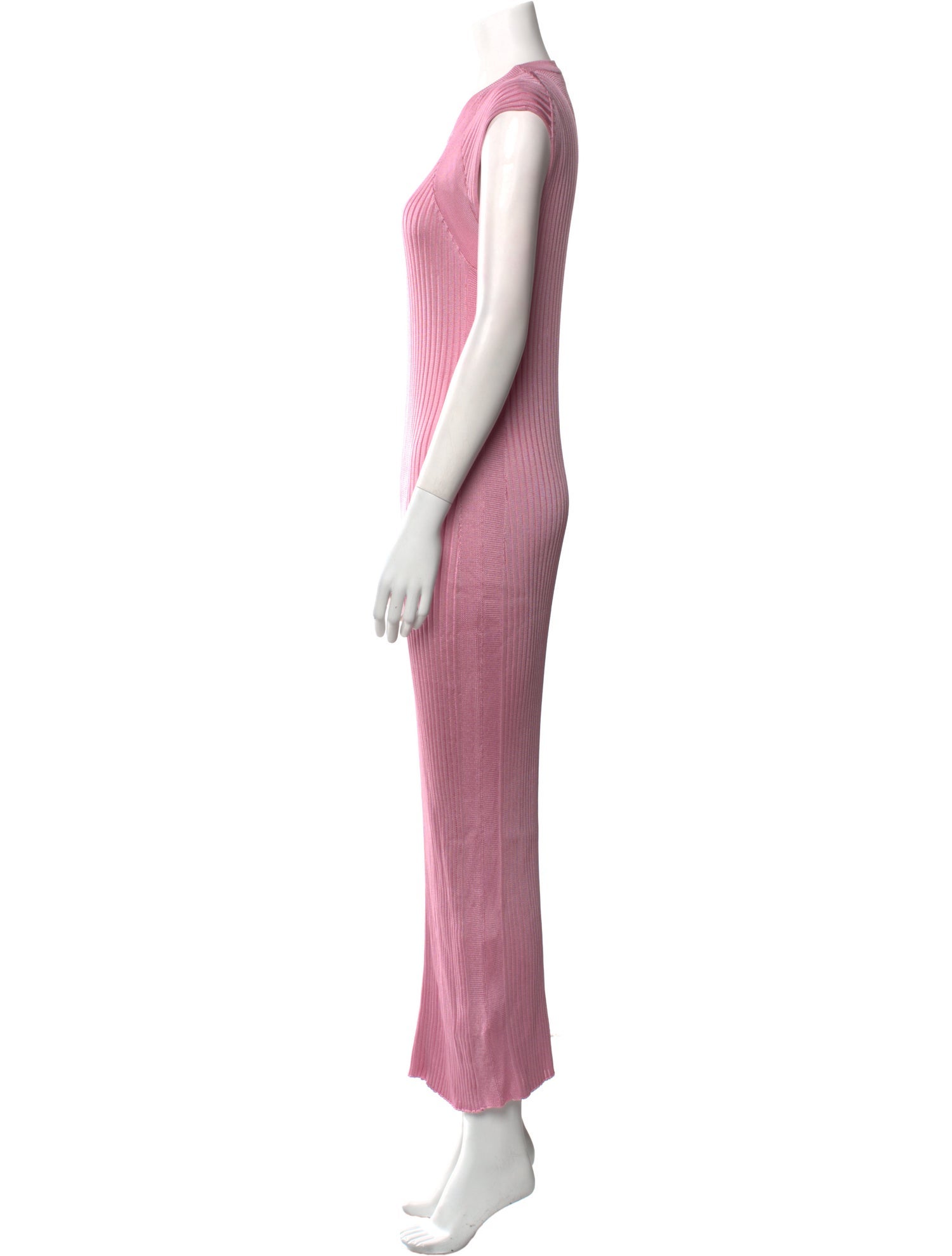 Jil Sander Crew Neck Long Dress