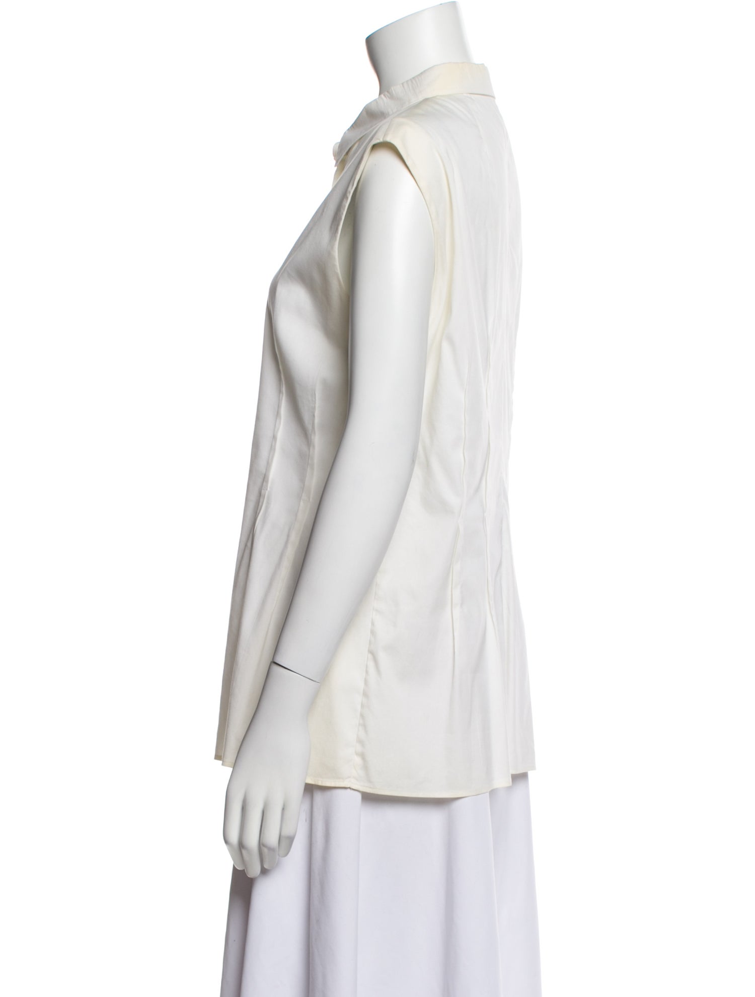 Jil Sander Sleeveless Button-Up Top