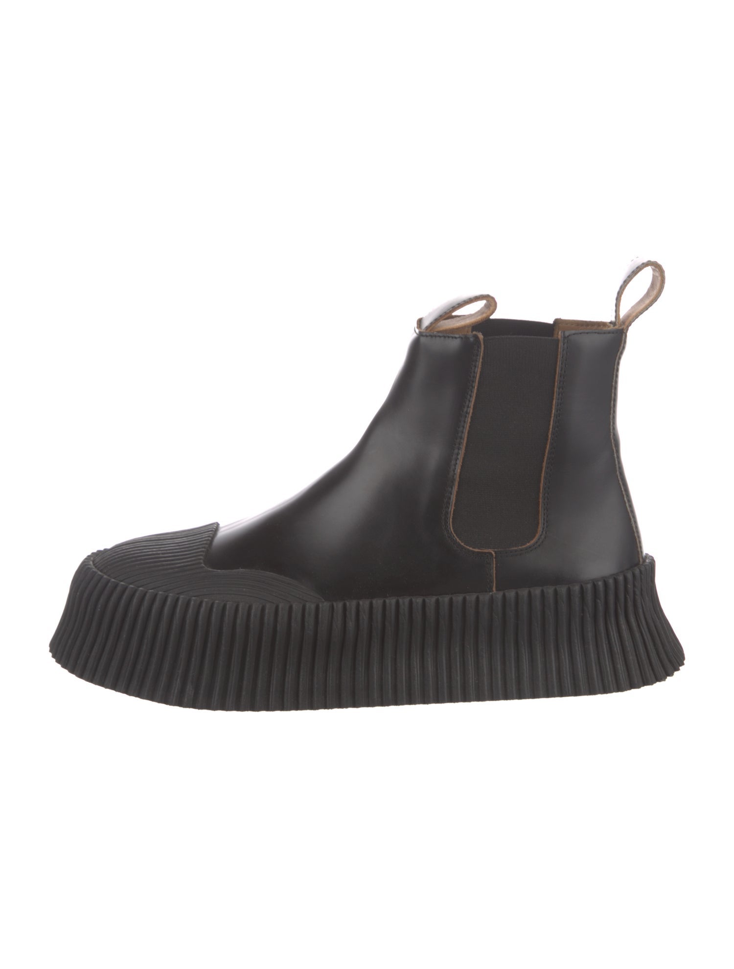 Jil Sander Leather Chelsea Boots