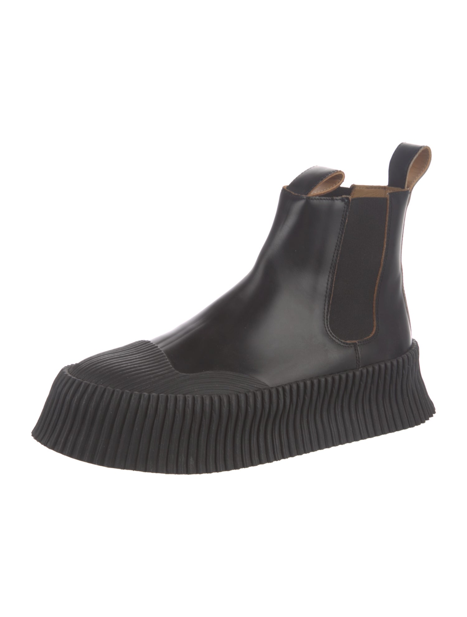 Jil Sander Leather Chelsea Boots