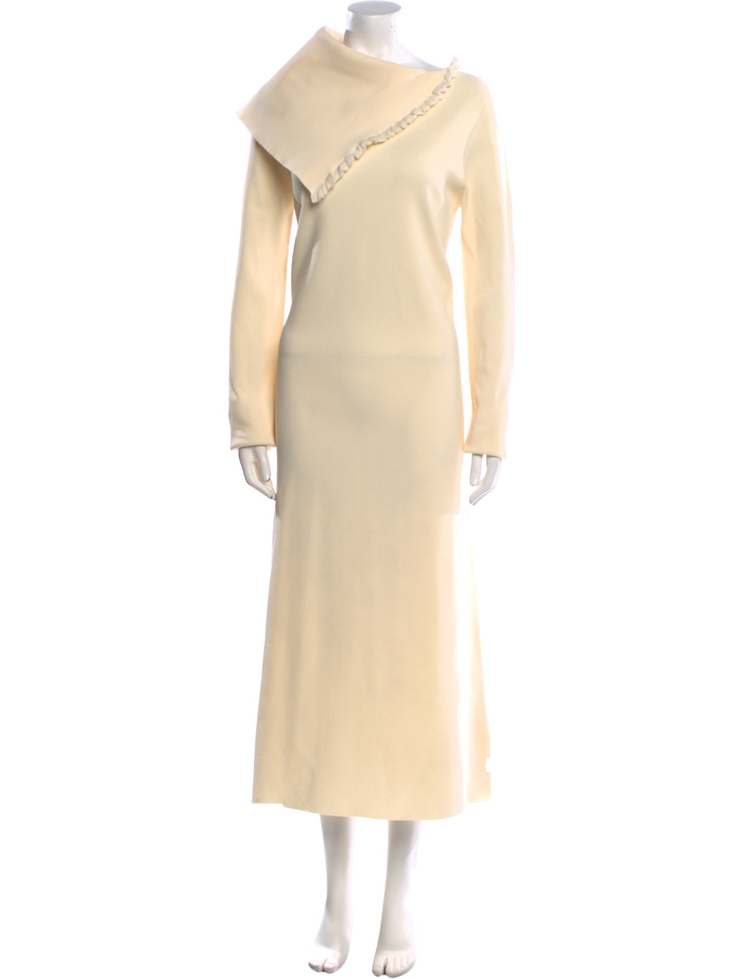 Jil Sander Asymmetrical Long Dress