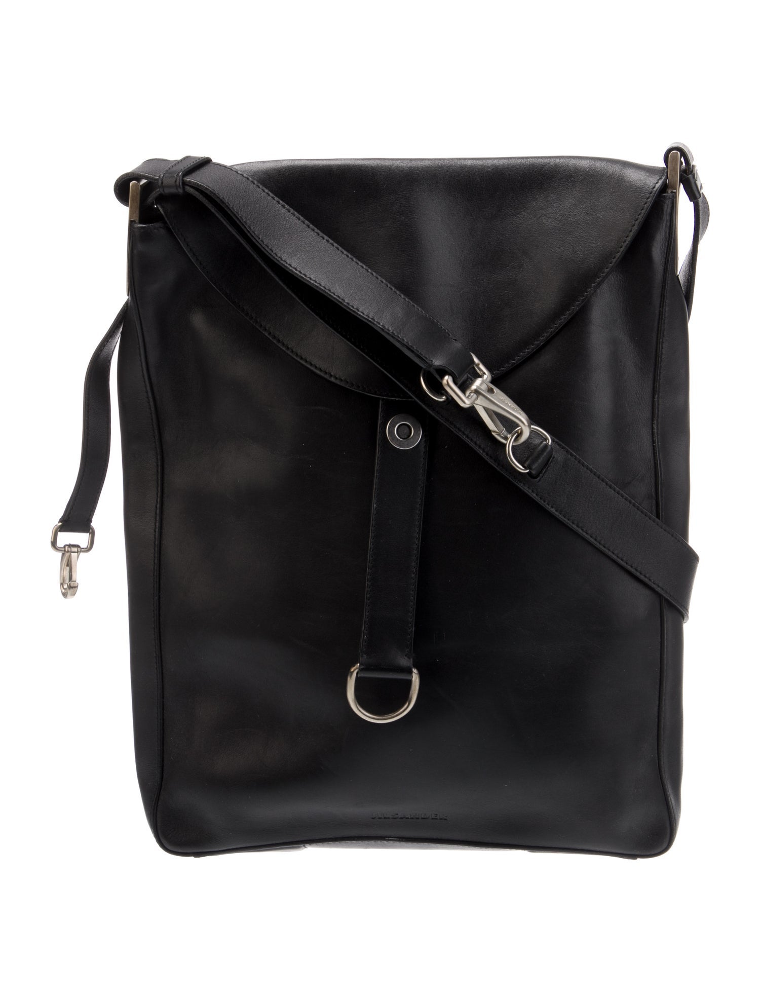 Jil Sander Leather Messenger Bag