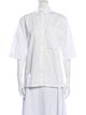 Jil Sander Three-Quarter Sleeve Button-Up Top