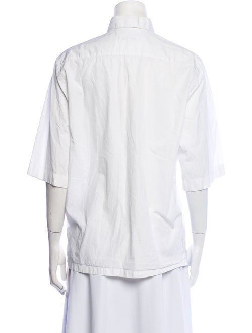 Jil Sander Three-Quarter Sleeve Button-Up Top