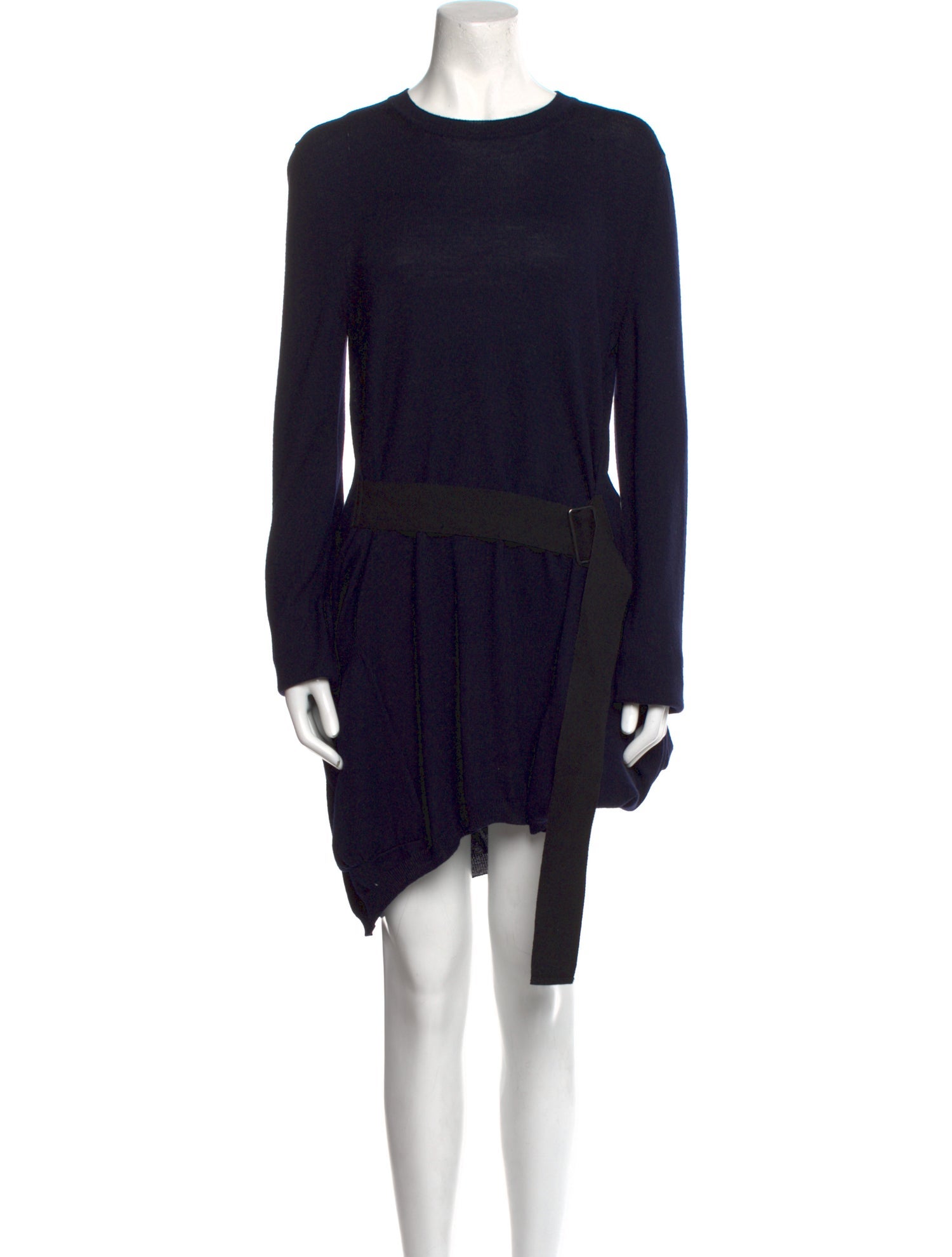 Jil Sander Virgin Wool Crew Neck Tunic