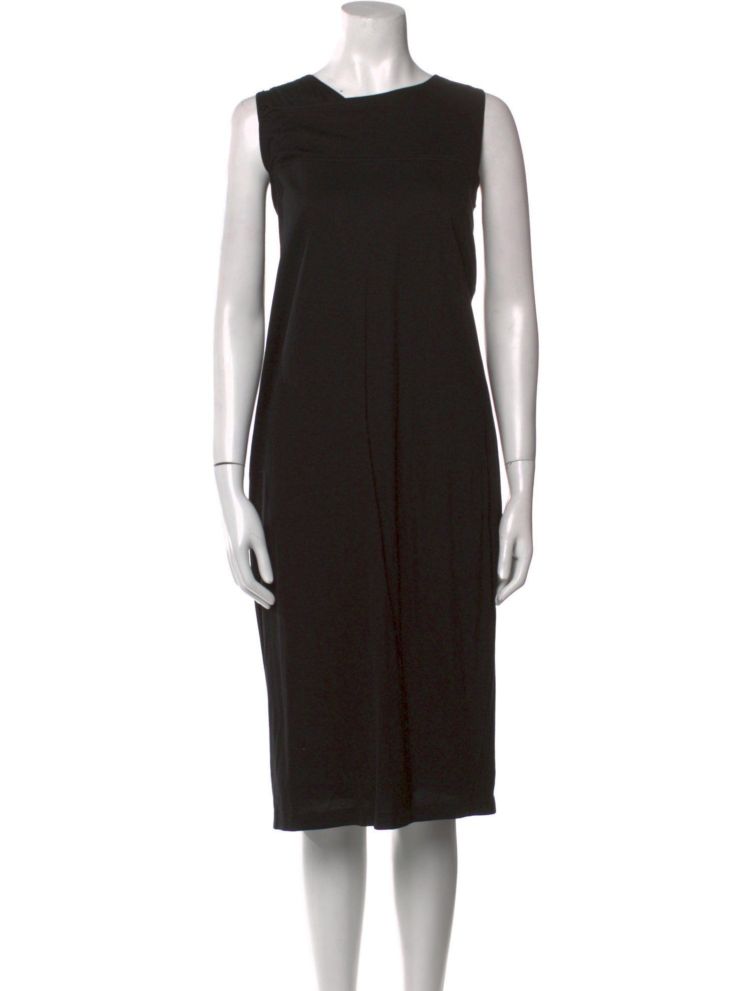 Jil Sander Bateau Neckline Midi Length Dress
