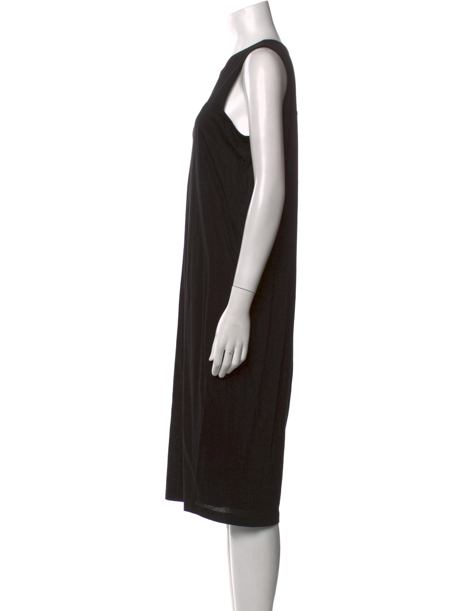 Jil Sander Bateau Neckline Midi Length Dress