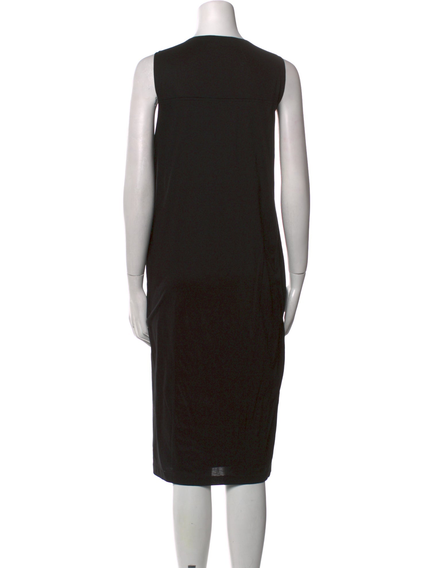 Jil Sander Bateau Neckline Midi Length Dress