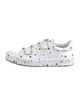 Jil Sander Leather Polka Dot Print Sneakers