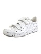 Jil Sander Leather Polka Dot Print Sneakers