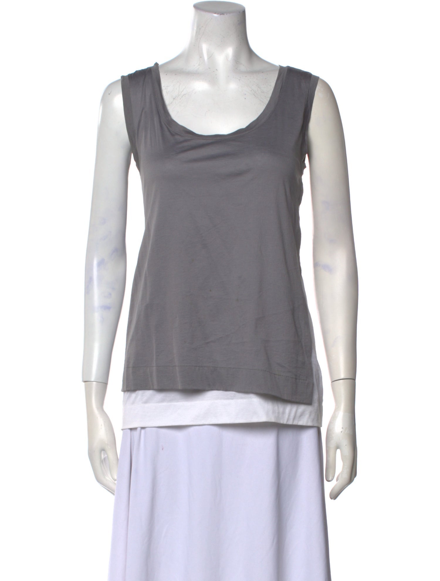 Jil Sander Scoop Neck Sleeveless Top