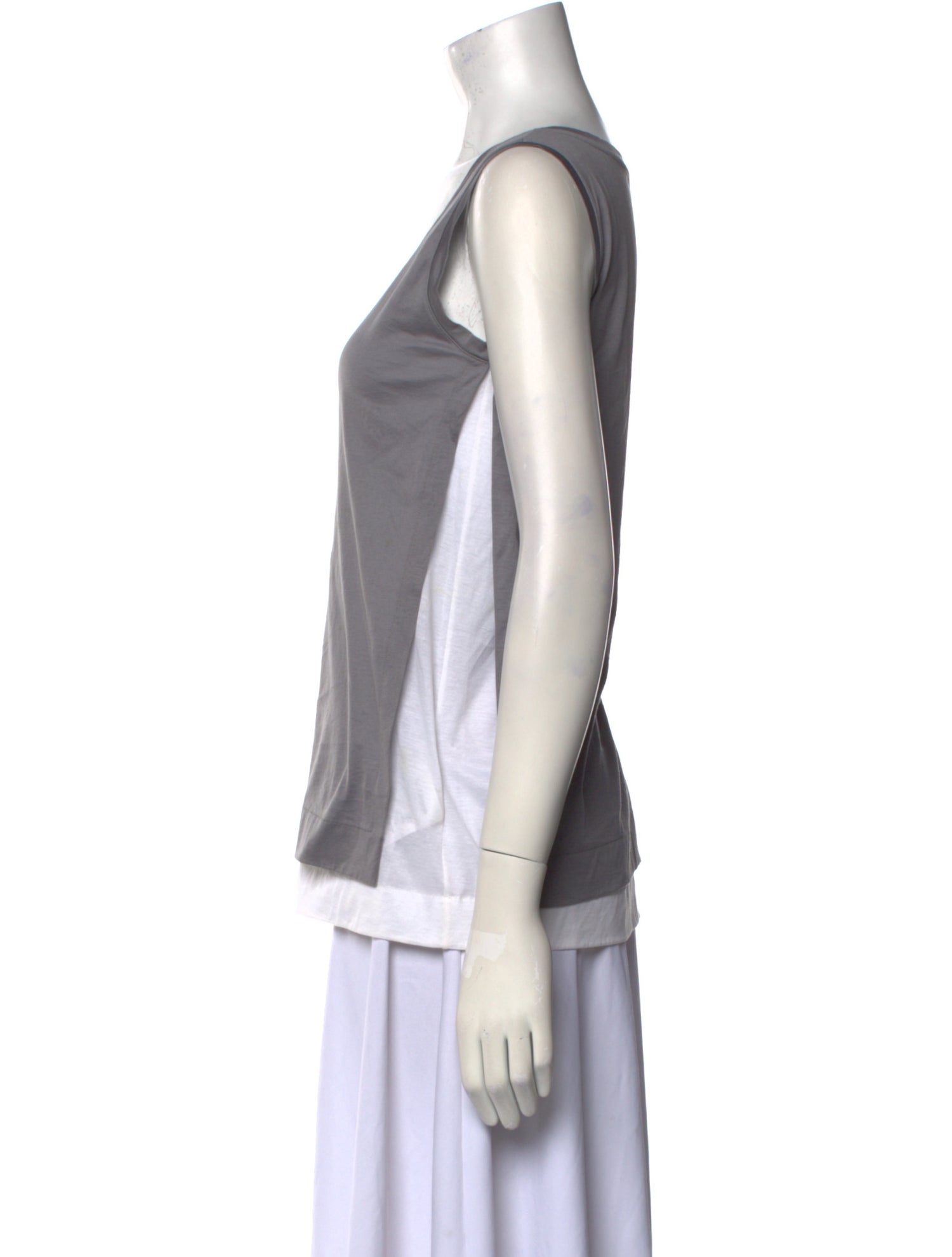 Jil Sander Scoop Neck Sleeveless Top