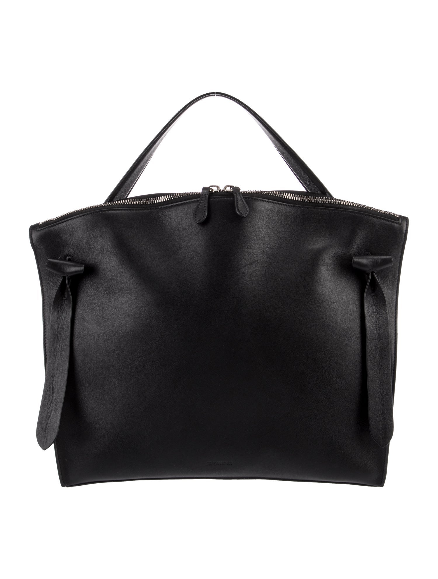 Jil Sander Leather Top Handle Bag