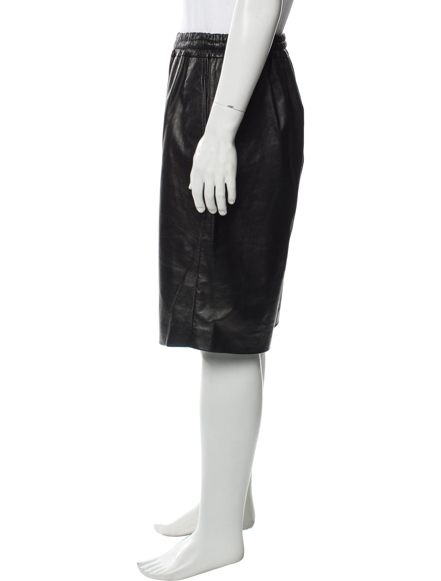 Jil Sander Goat Leather Jogger Shorts w/ Tags