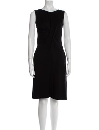 Jil Sander Bateau Neckline Knee-Length Dress