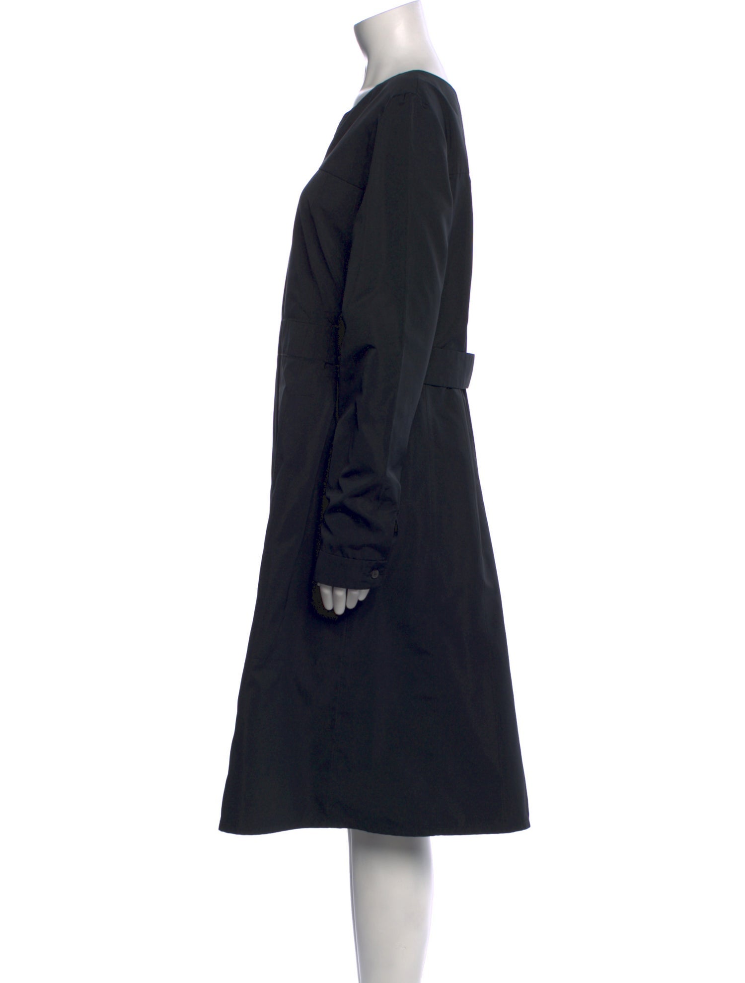 Jil Sander V-Neck Midi Length Dress