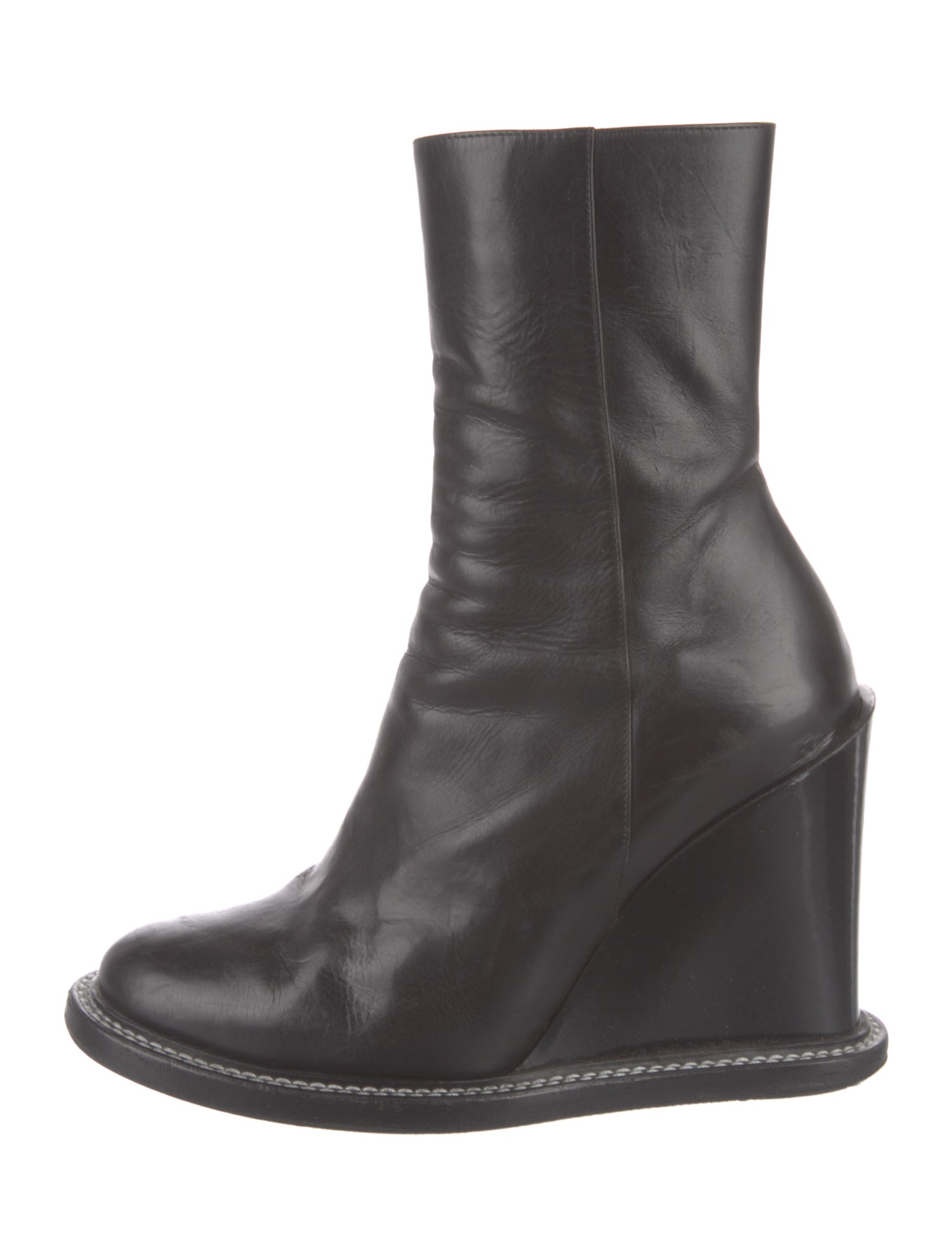 Jil Sander Leather Sock Boots