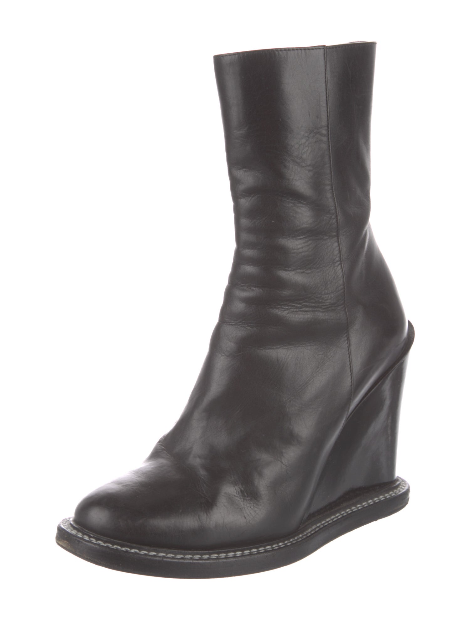 Jil Sander Leather Sock Boots
