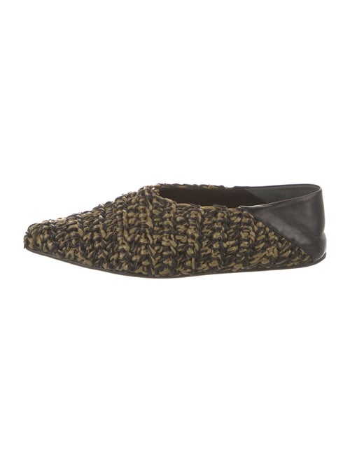 Jil Sander Raffia Patterned Flats