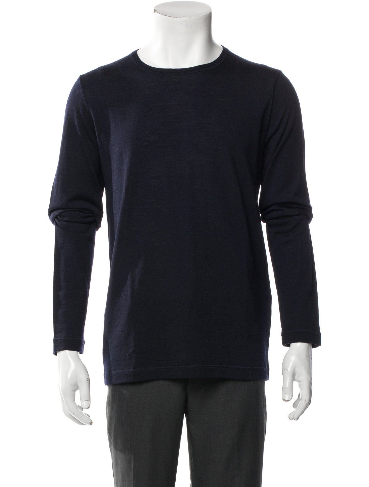 Jil Sander Virgin Wool Crew Neck Pullover