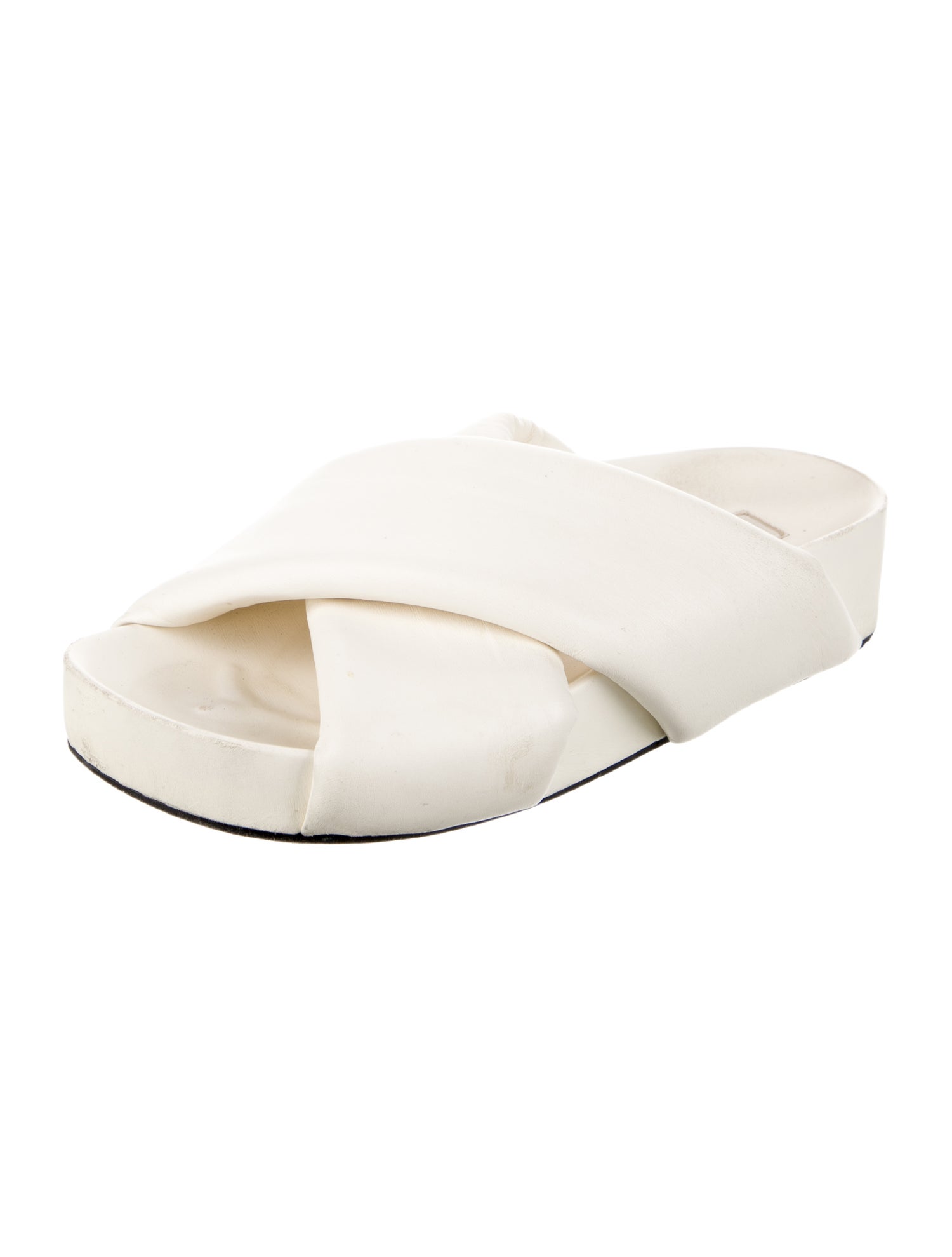 Jil Sander Leather Slides