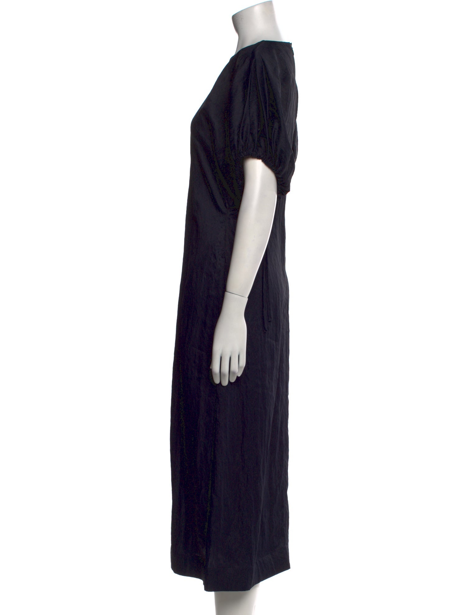 Jil Sander Crew Neck Long Dress