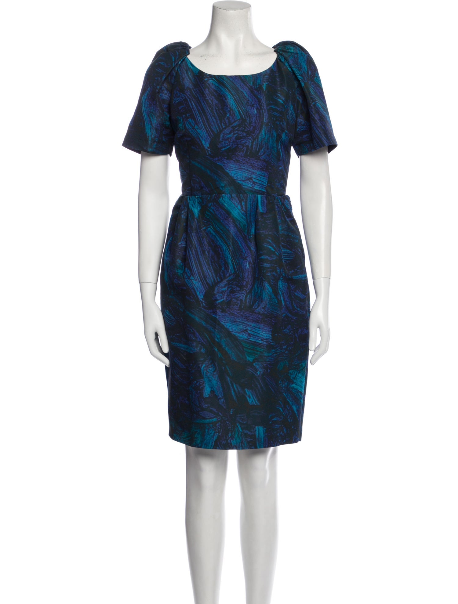 Jil Sander Silk Knee-Length Dress