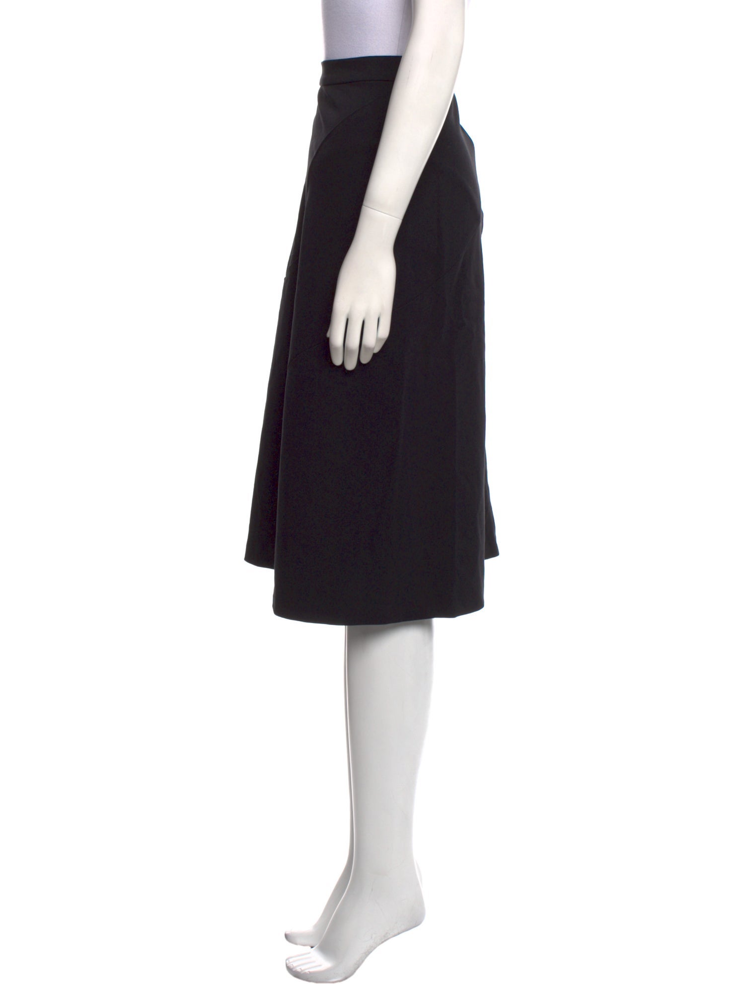 Jil Sander Silk Midi Length Skirt