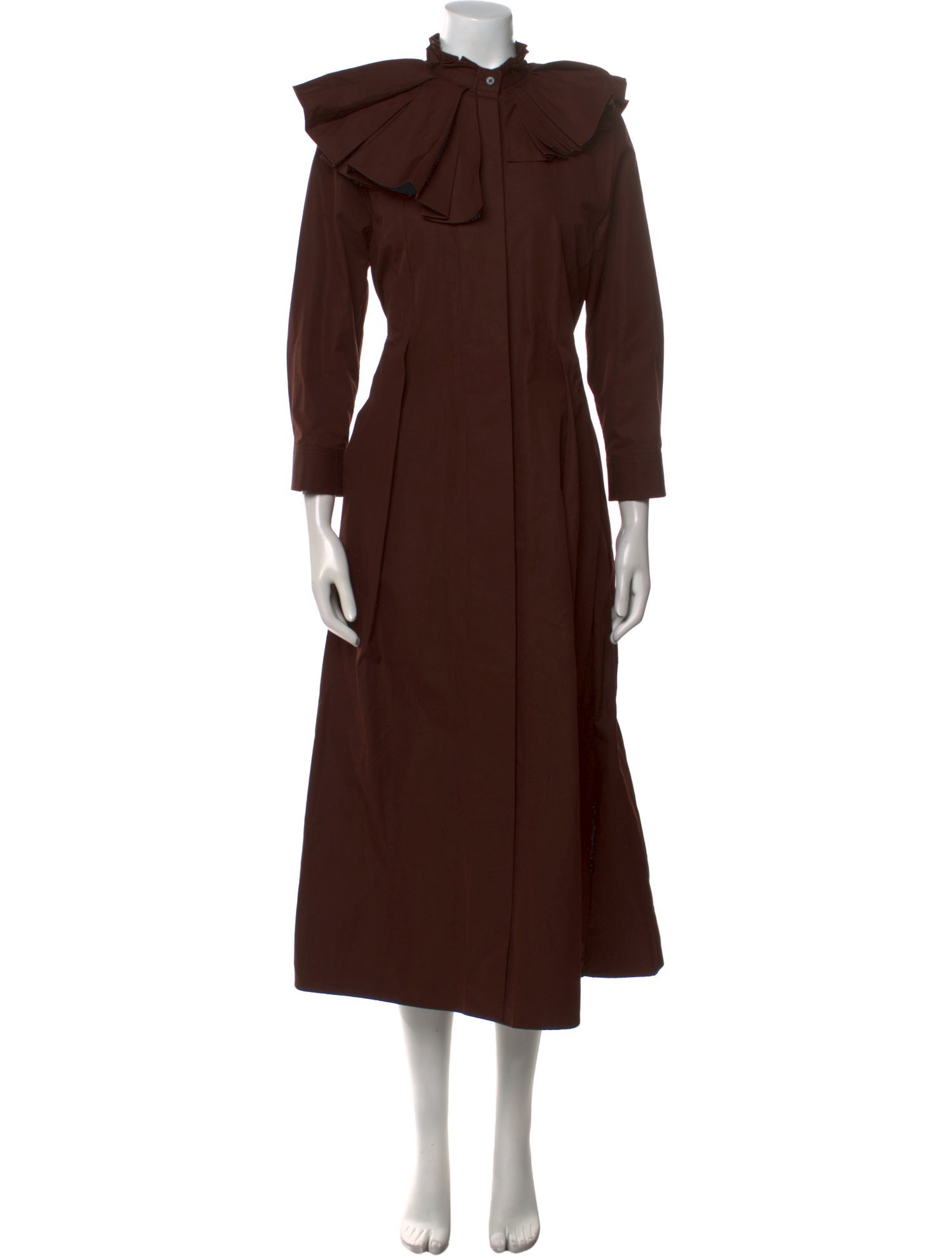 Jil Sander Mock Neck Long Dress