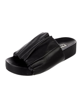 Jil Sander Leather Slides