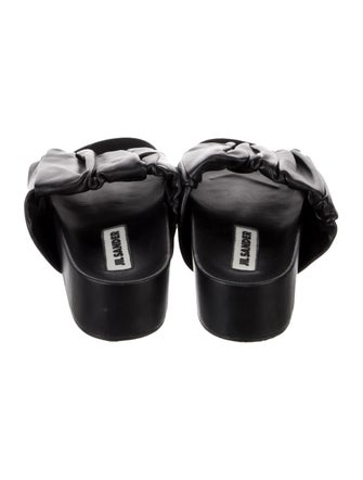 Jil Sander Leather Slides