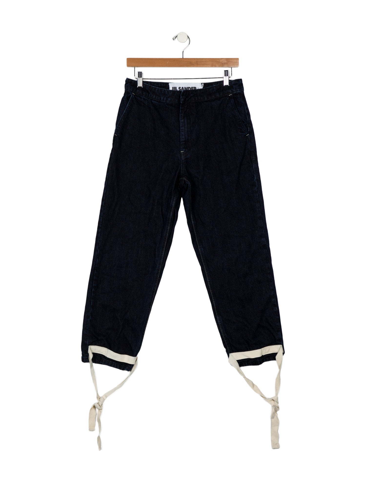 Jil Sander Mid-Rise Straight Leg Jeans
