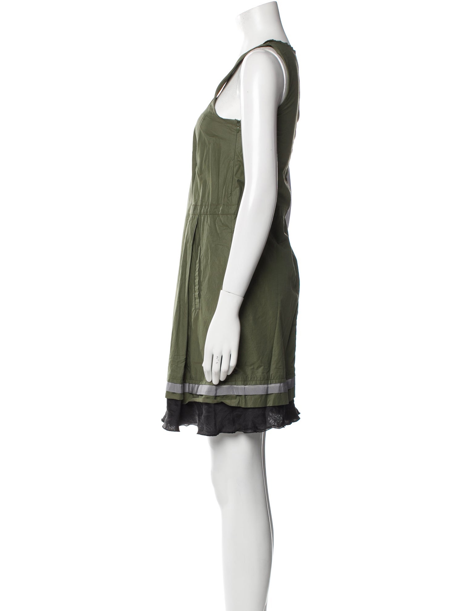 Jil Sander Scoop Neck Mini Dress