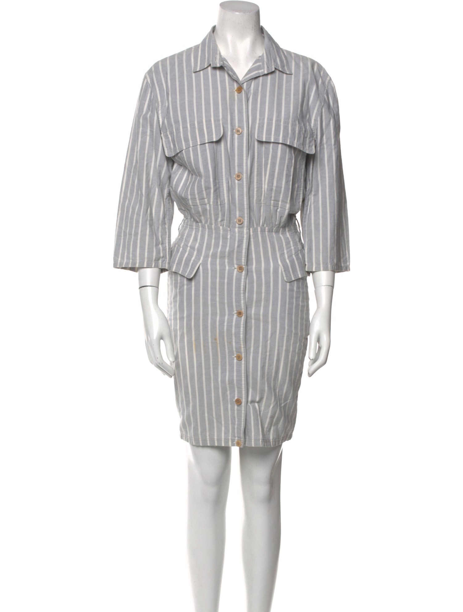 Jil Sander Striped Mini Dress