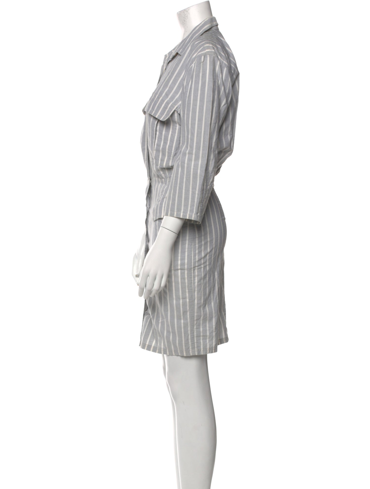 Jil Sander Striped Mini Dress