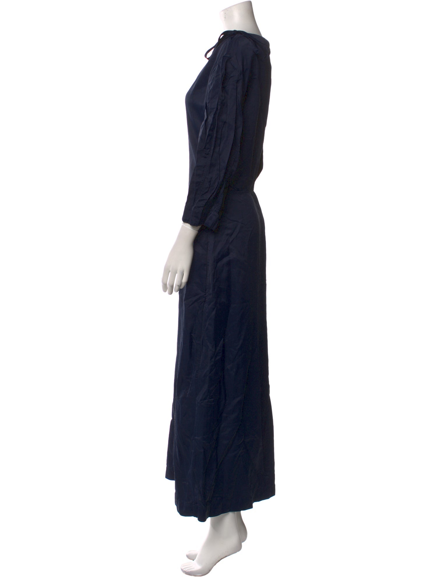 Jil Sander Crew Neck Long Dress