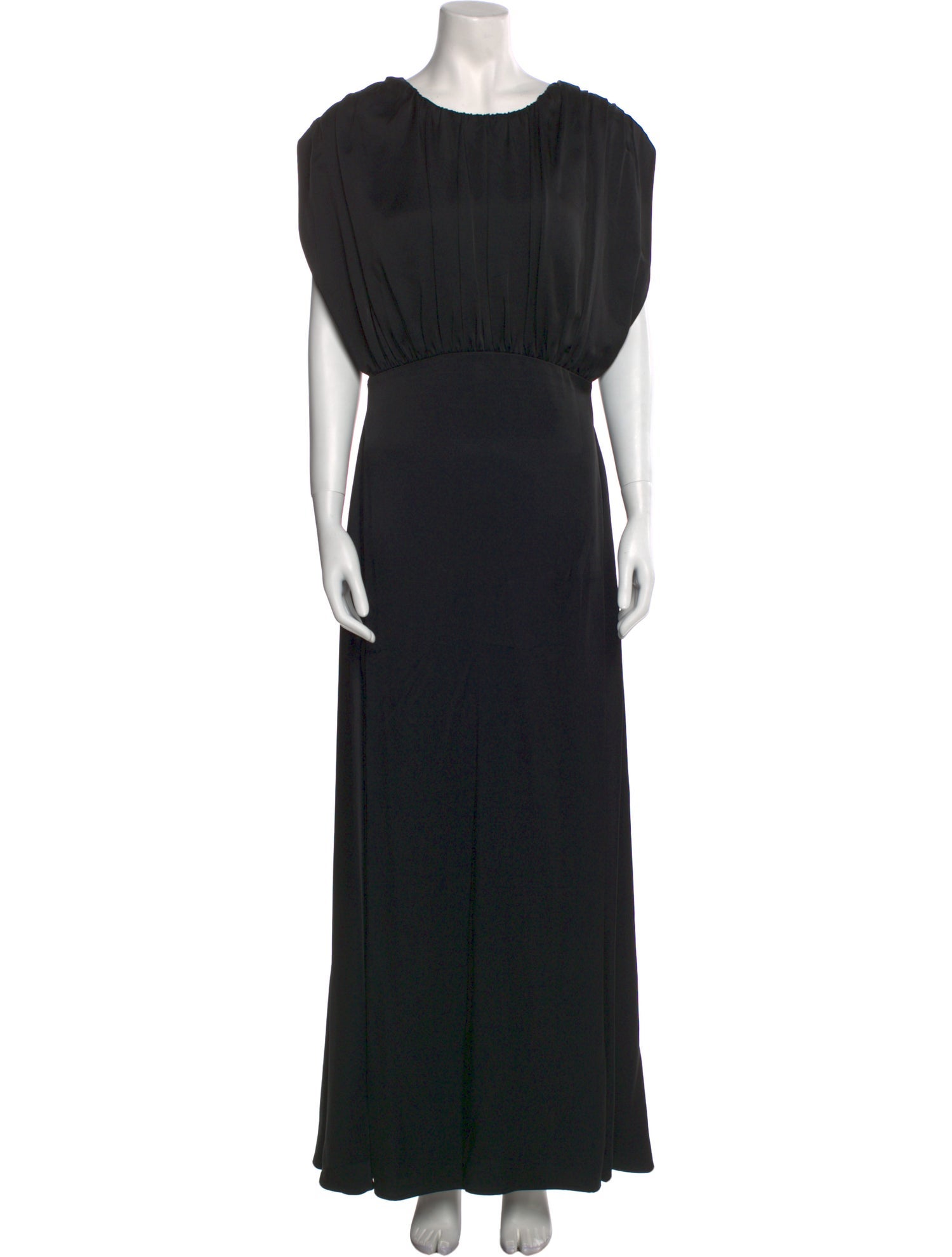 Jil Sander Crew Neck Long Dress