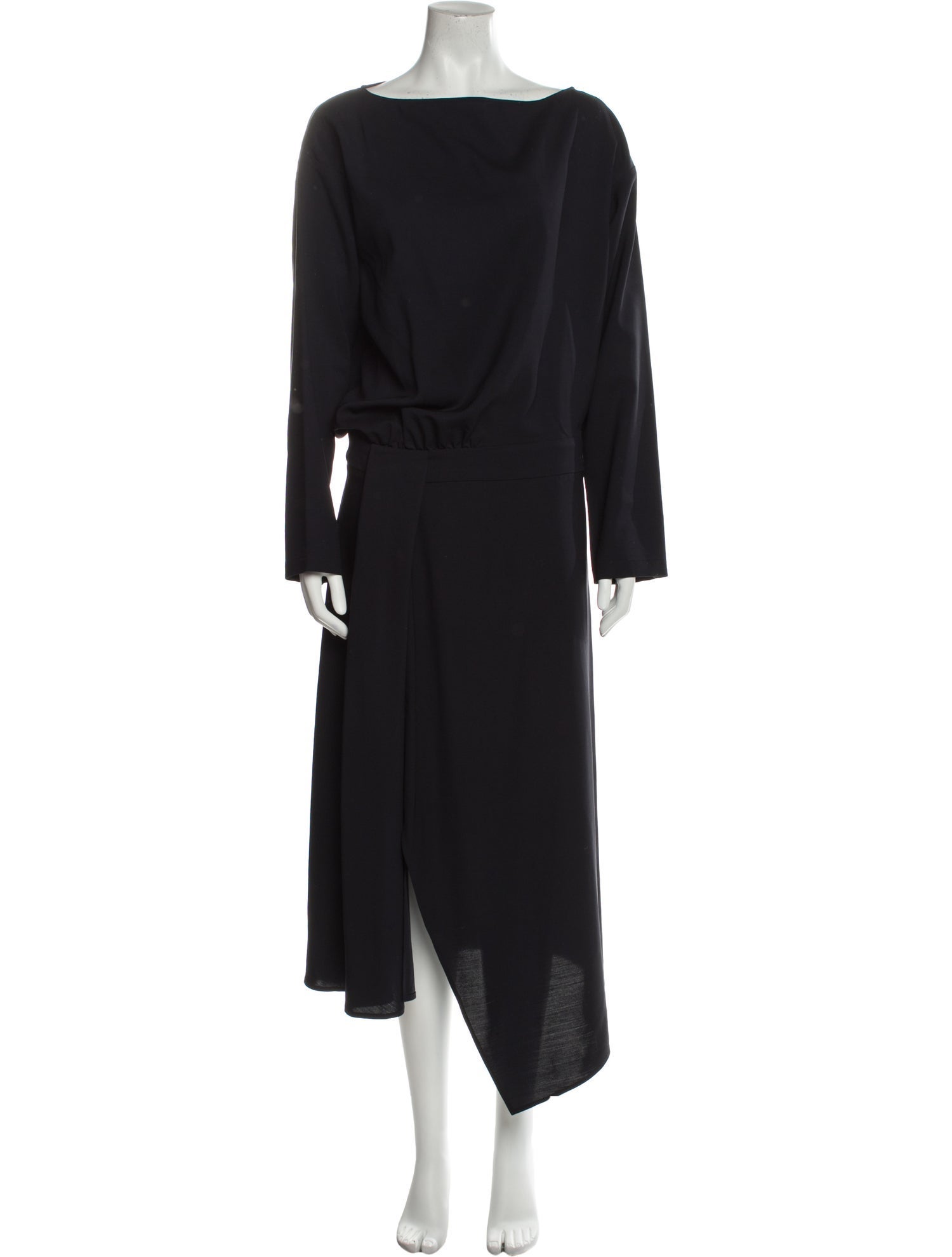 Jil Sander Bateau Neckline Long Dress