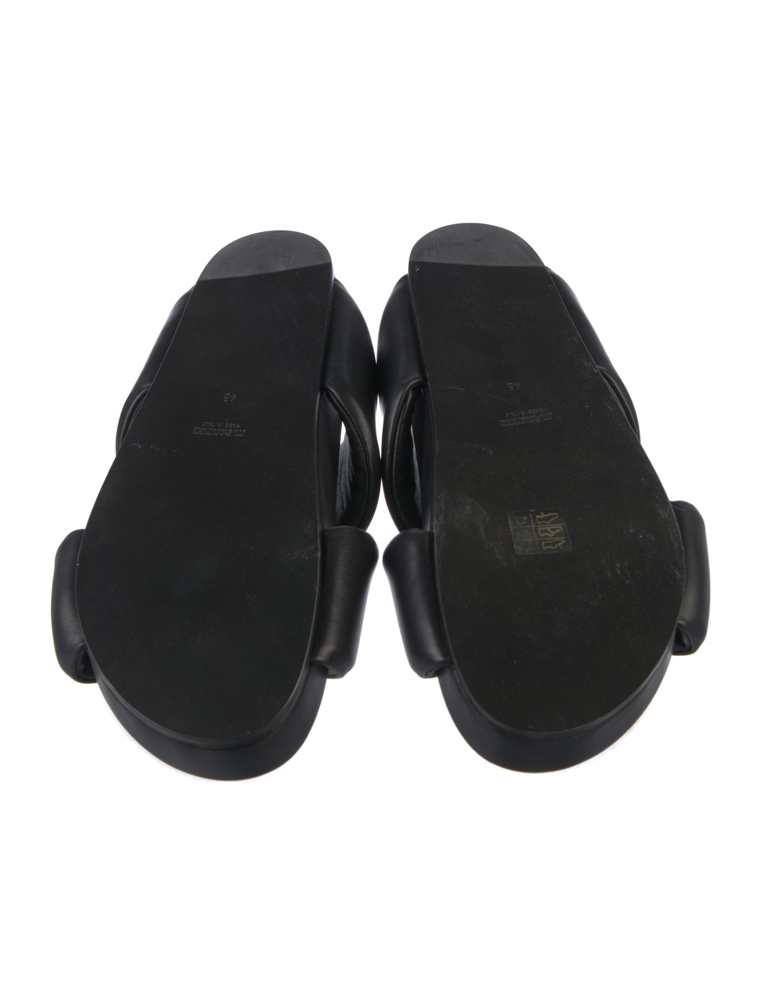 Jil Sander Leather Slides