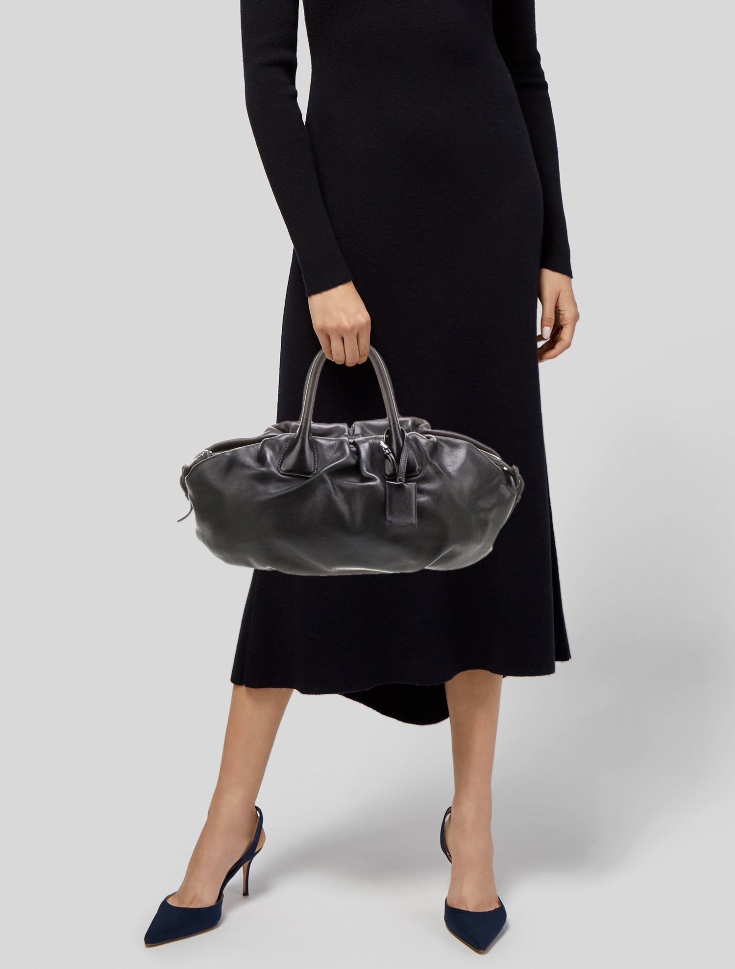 Jil Sander Leather Top Handle Bag