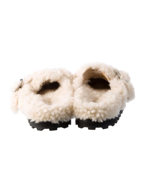Jil Sander Faux Fur Slides