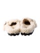 Jil Sander Faux Fur Slides