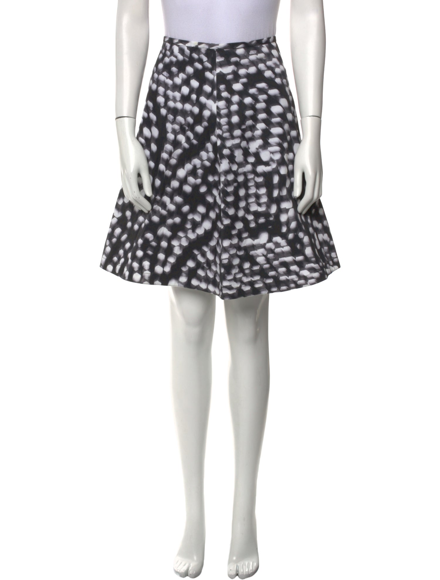 Jil Sander Polka Dot Print Knee-Length Skirt