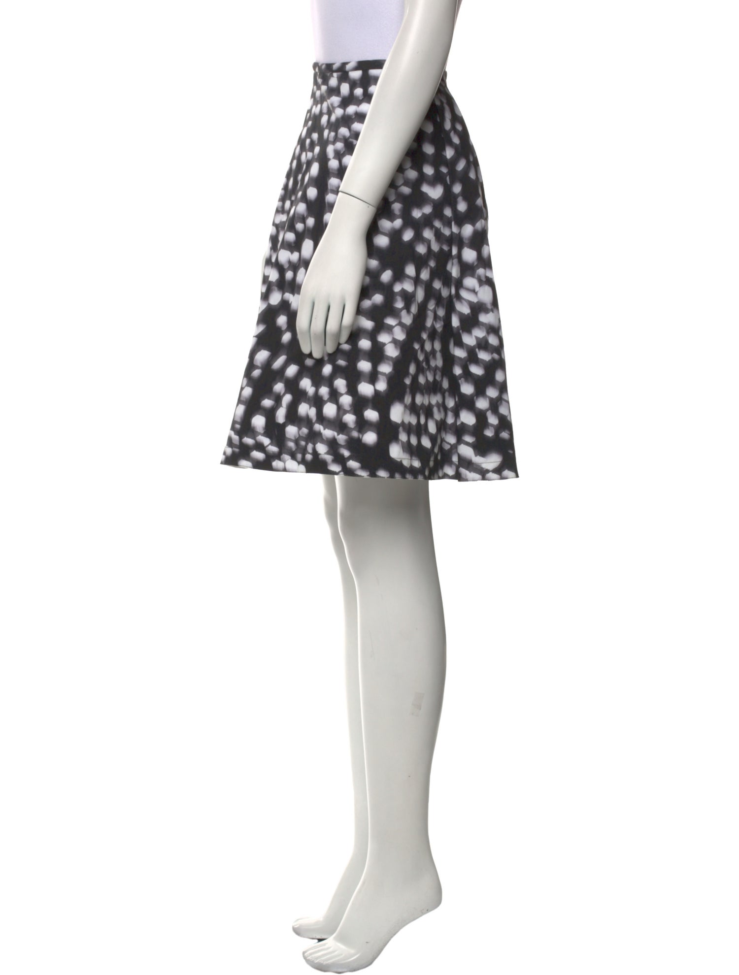 Jil Sander Polka Dot Print Knee-Length Skirt