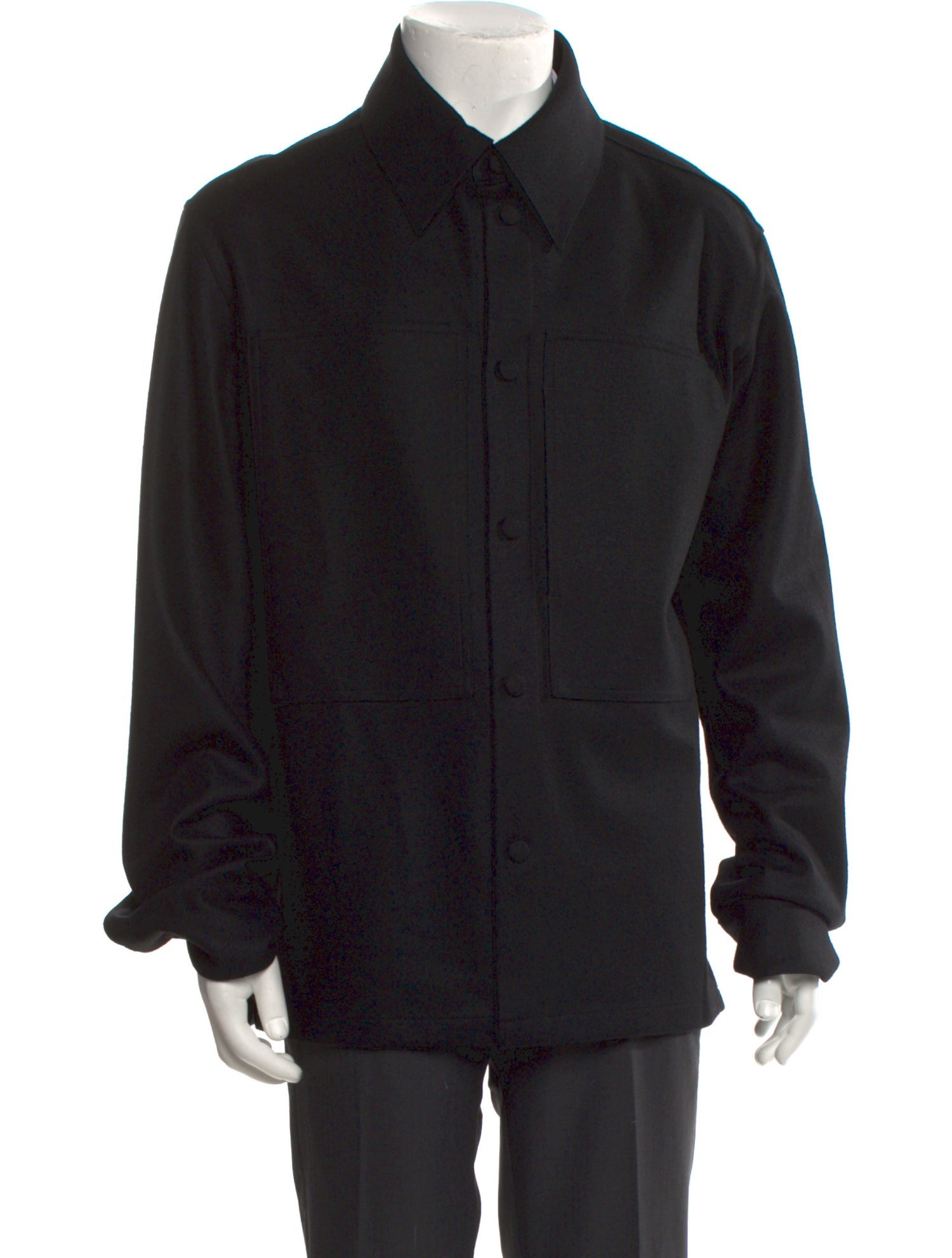 Jil Sander Wool Long Sleeve Shirt