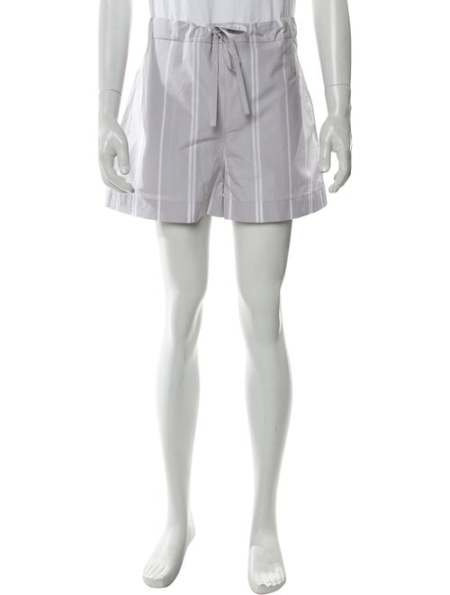 Jil Sander Striped Flat Front Shorts