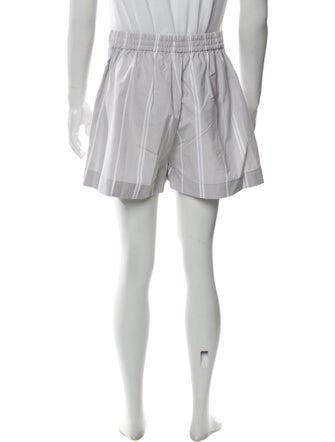 Jil Sander Striped Flat Front Shorts