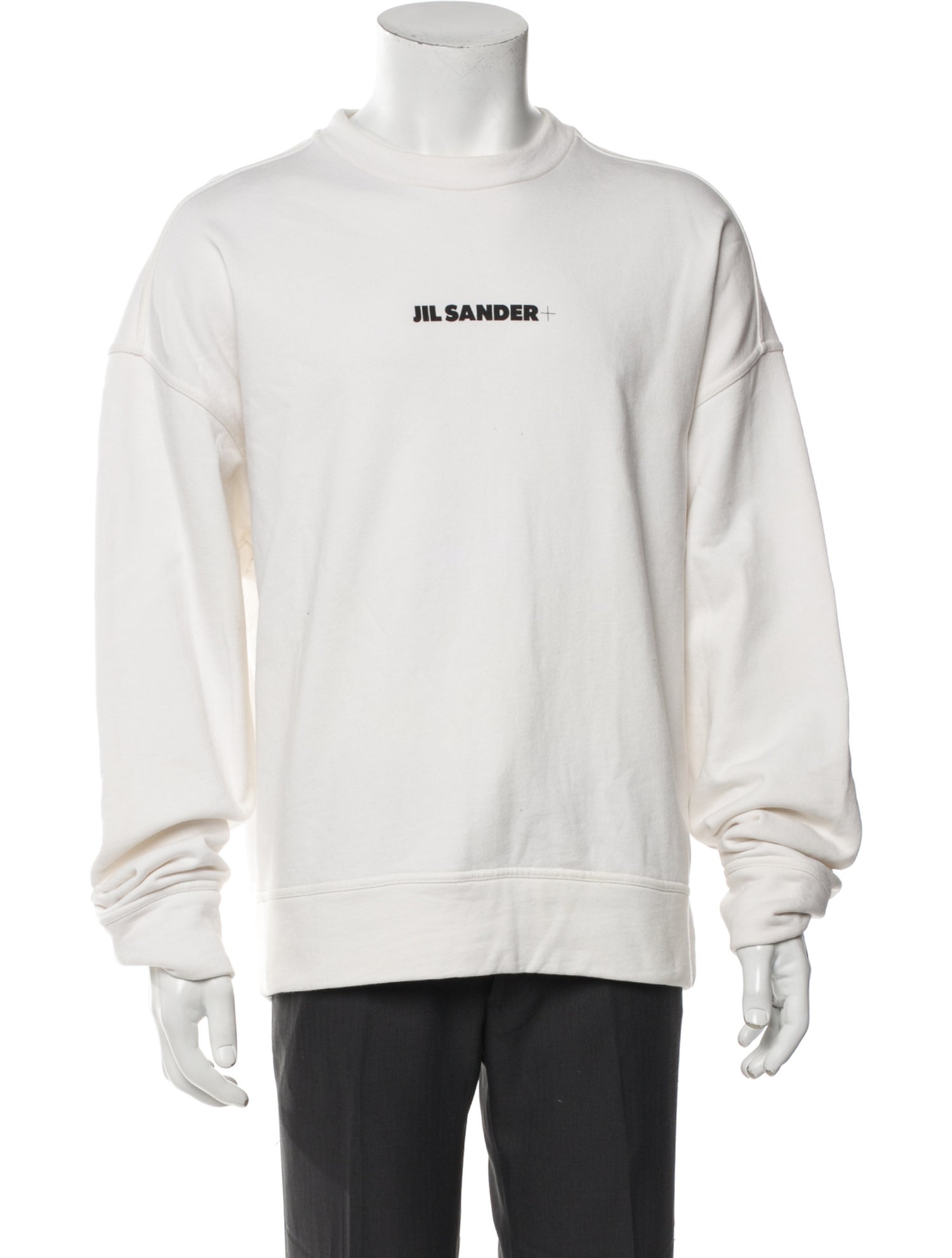 Jil Sander Graphic Print Crew Neck Sweatshirt